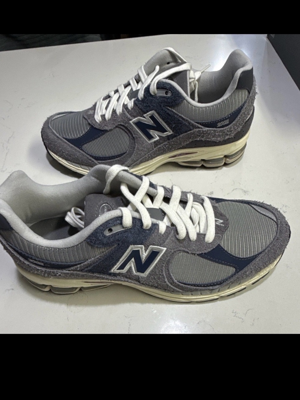 New Balance 2002R Blue Grey US Men 10.5 Women 12 Sneakers M2002REL